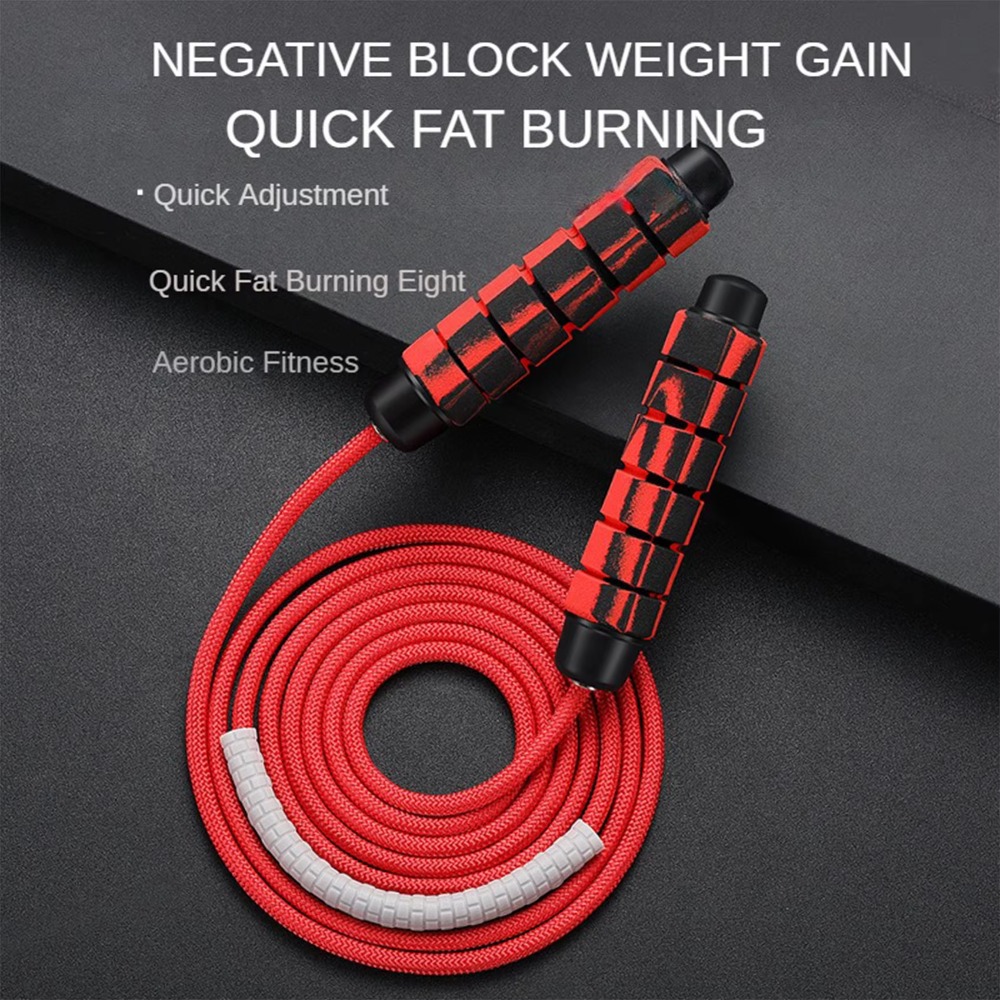 Jump Rope Bearing - Нескользящая утяжеленная скакалка с ручками из
