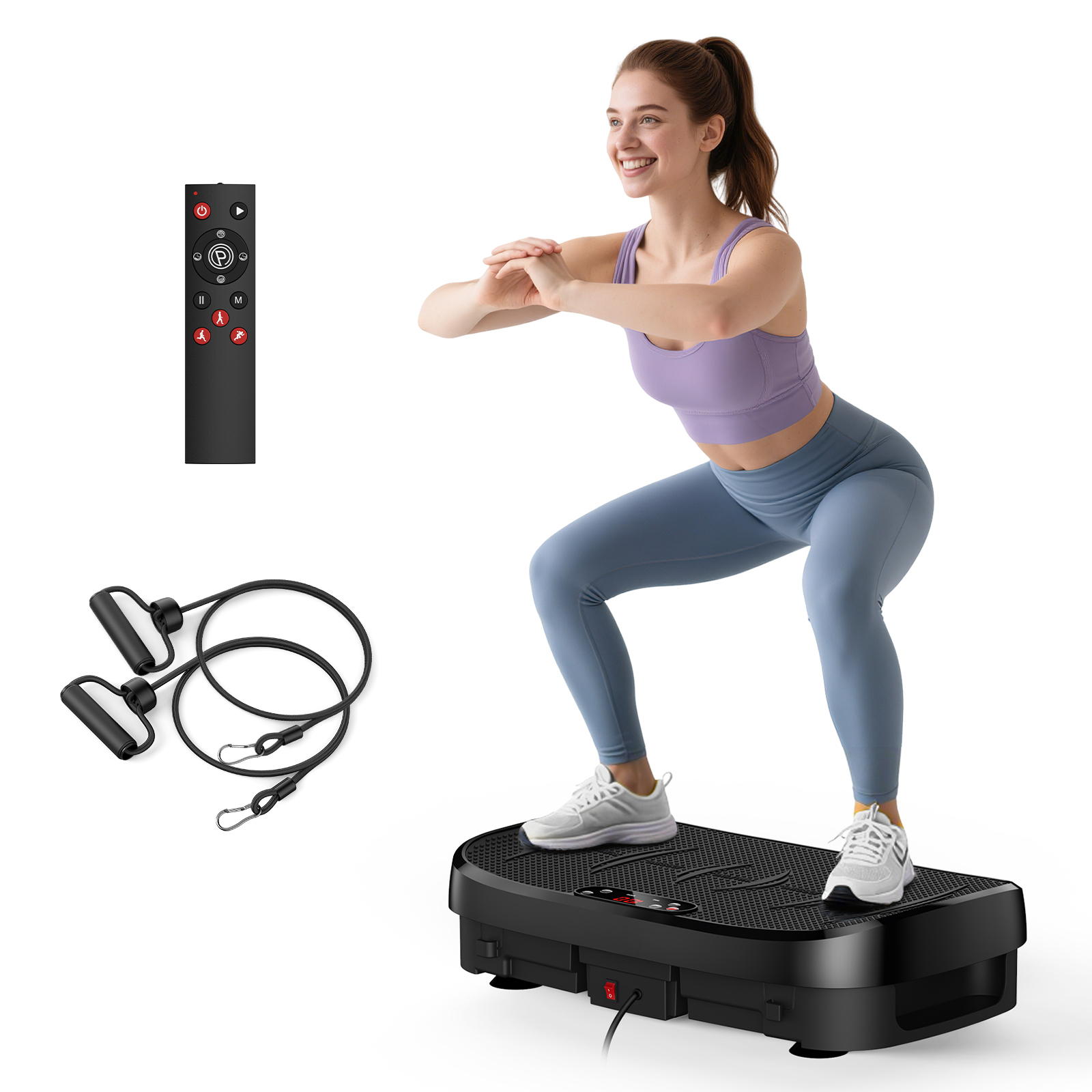Home Gym Hyrox - Виброплатформа для сжигания жира, фитнес-тренажер для
