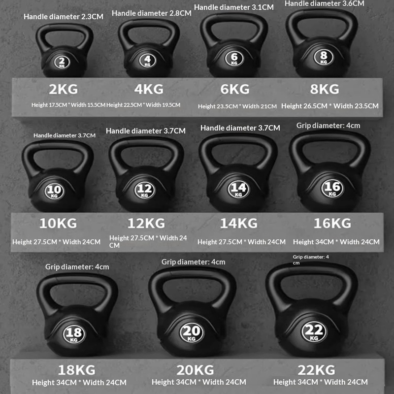 Home Gym Hyrox - 2026 Фитнес-гантель-гиря 8 кг с регулируемым