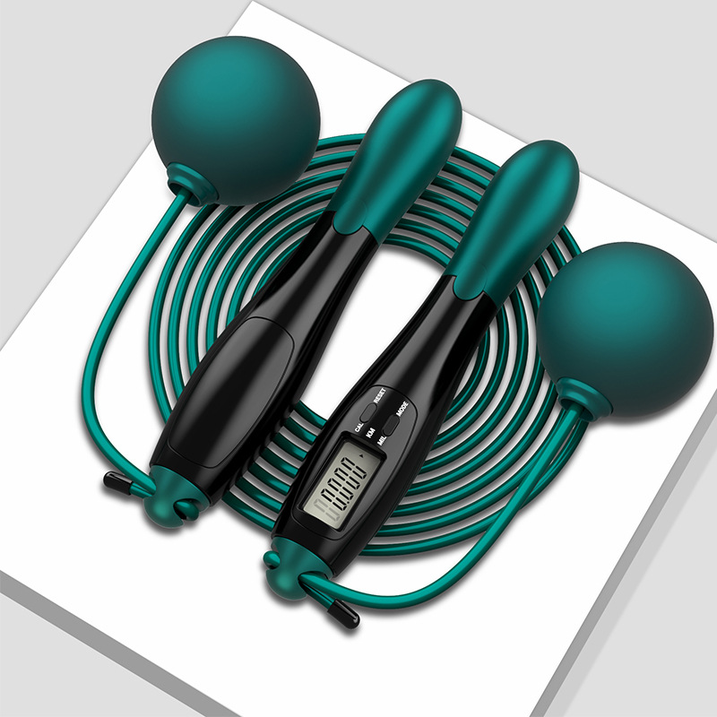 Jump Rope Bearing - Регулируемая цифровая скакалка со стальным тросом