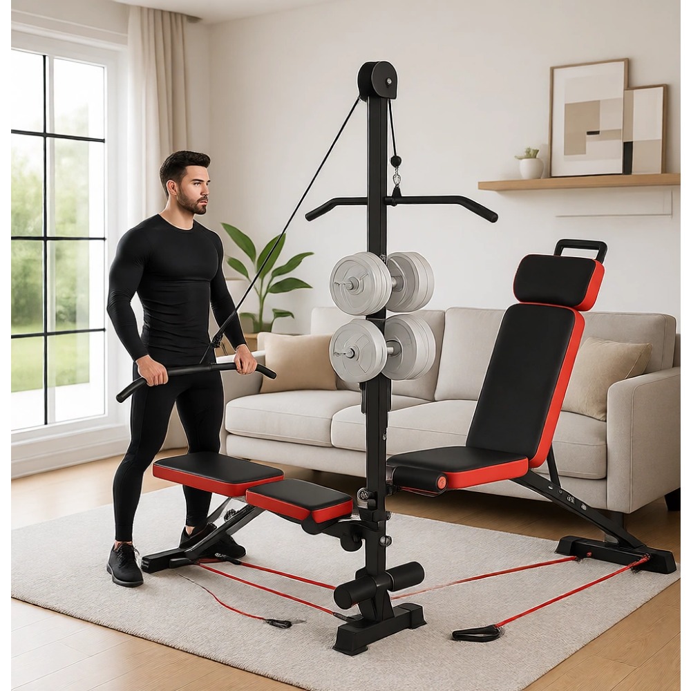 Home Gym Multifunctional - Многофункциональная силовая скамья с системой роликов