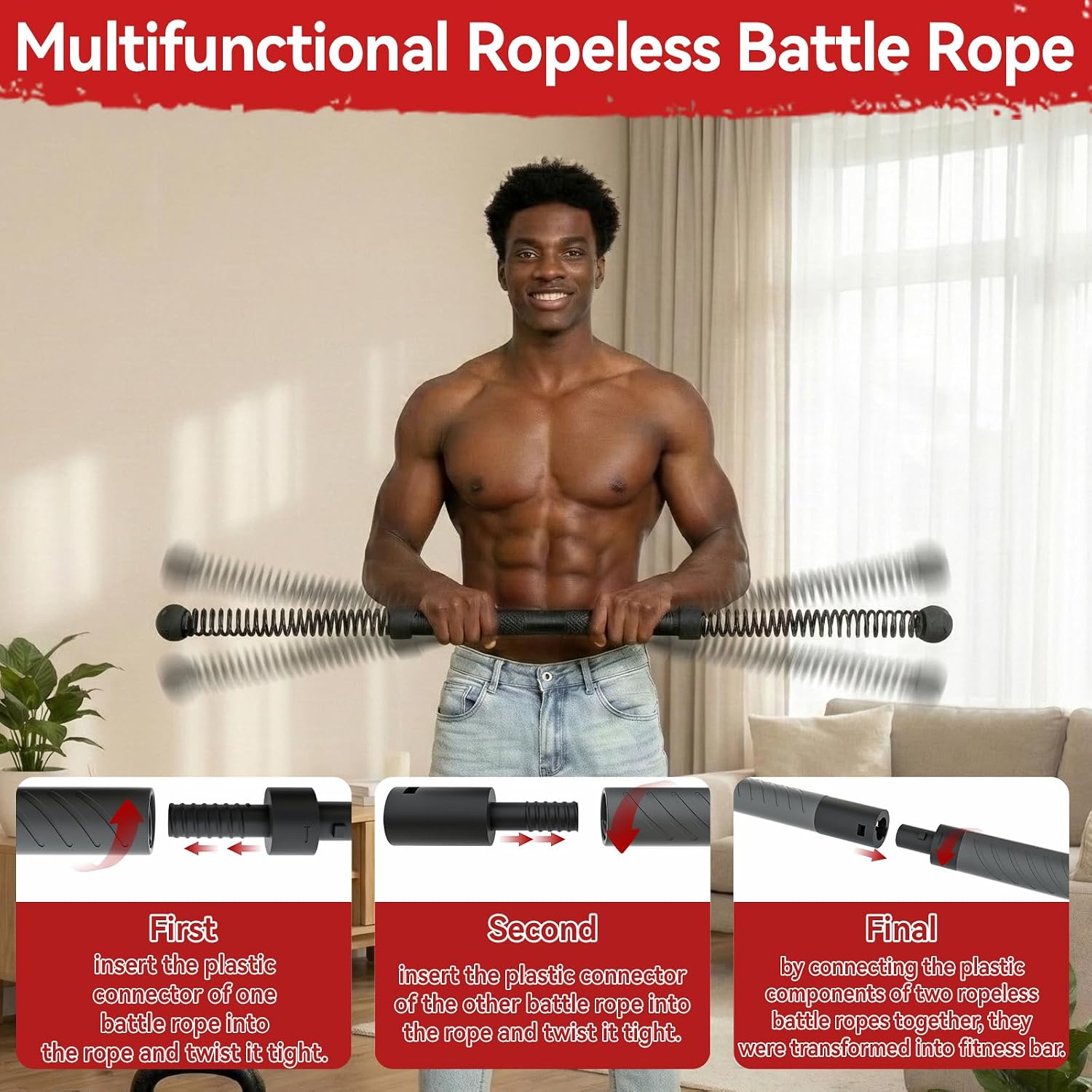 Home Gym Gear - Усовершенствованный беспроводной силовой тренажер 2-в-1 с