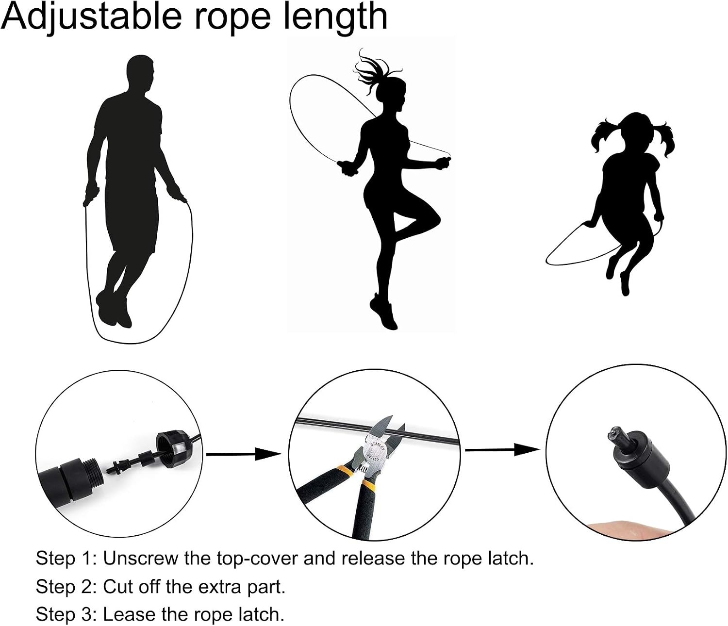 Регулируемая скакалка из сталь – обзор и цена Jump Rope Bearing