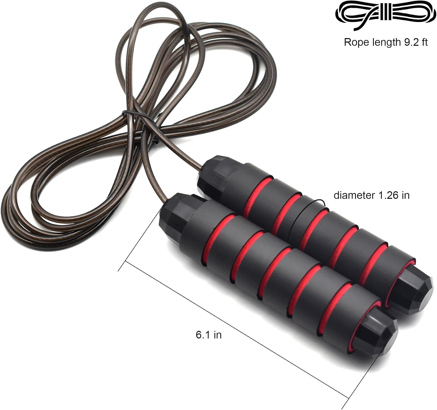 Регулируемая скакалка из сталь – обзор и цена Jump Rope Bearing