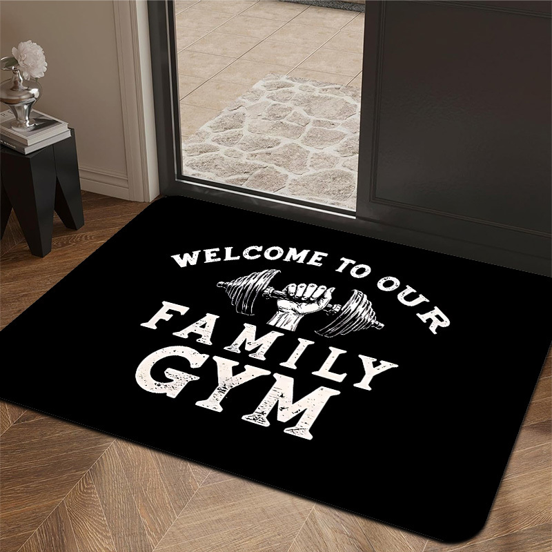 Декоративный коврик для входа  – обзор и цена Home Gym Layout
